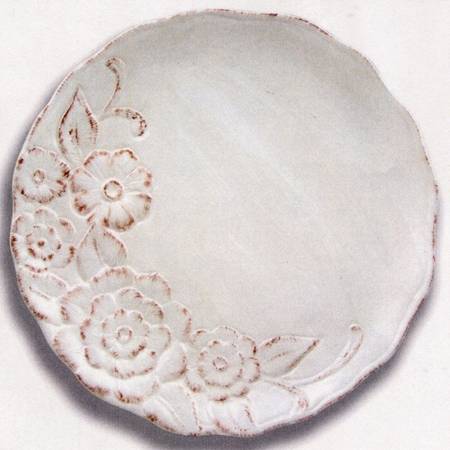 Cream Rustic Florals by Maxcera Corp