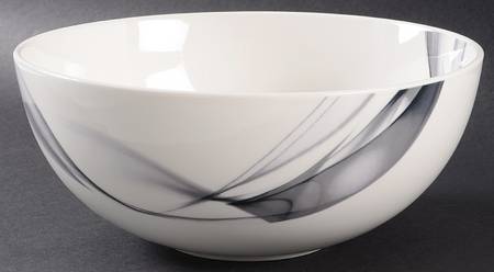 Kya Smoke 9" Round Vegetable Bowl
