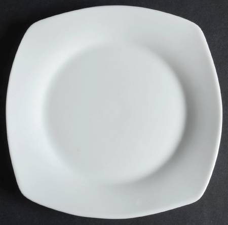 Andorra White Salad Plate