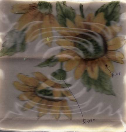 Sunflower Summer Salad Plate