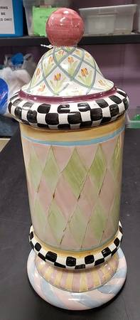 Odd Fellows Large Canister & Lid