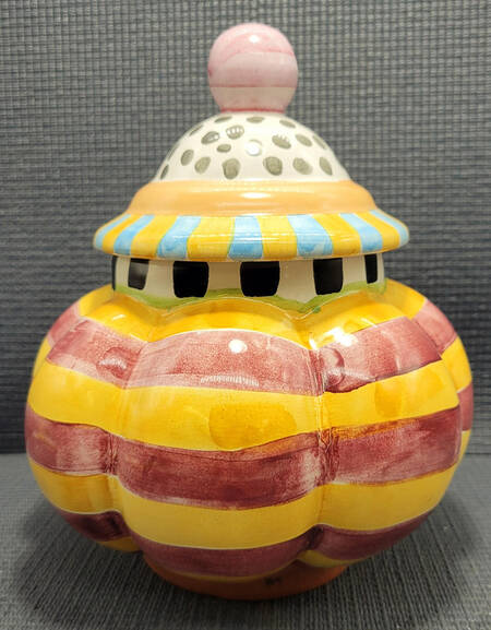 Odd Fellows Cookie Jar & Lid