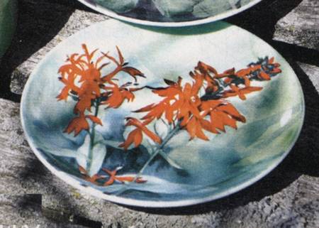 Floral Salad Plate