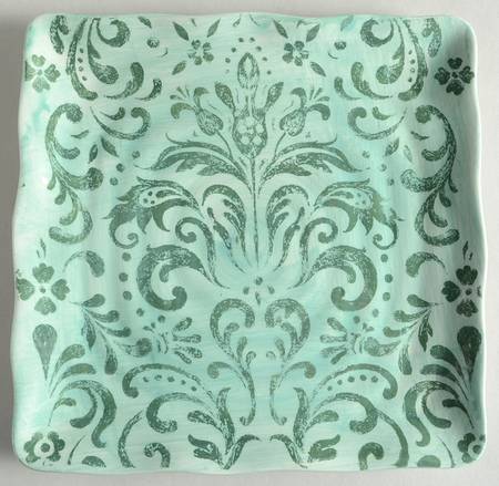 Victorian Lace Square Salad Plate