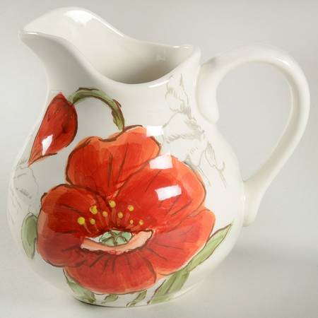 Red Poppy Creamer