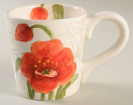 Red Poppy Mug