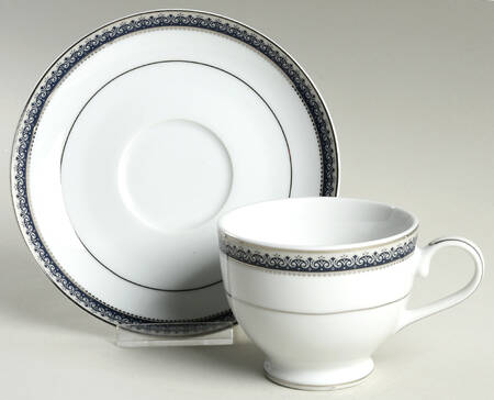 Footed Cup & Saucer Set