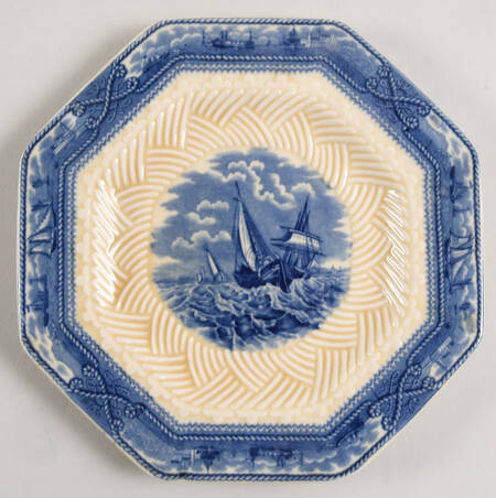 American Marine Blue and Cream by Mason's