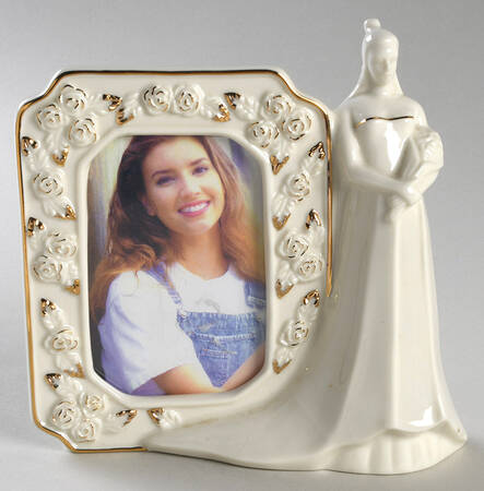 Wedding Bells Frame-Holds 3" X 4 1/2"