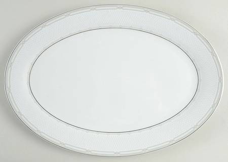 Merrick 14" Oval Serving Platter by Mikasa