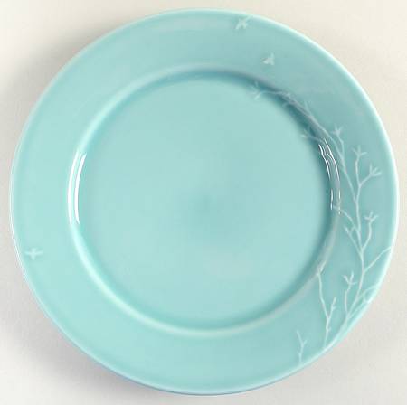 Springtime Light Blue Salad/Dessert Plate