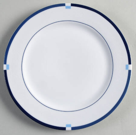 Jet Set Blue Salad Plate