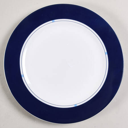 Jet Set Blue Accent Salad Plate