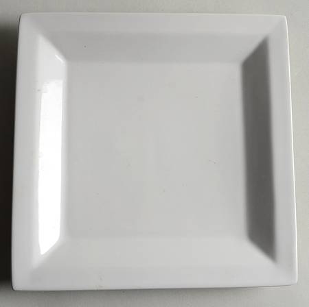 Harlow Talc White Square Salad Plate