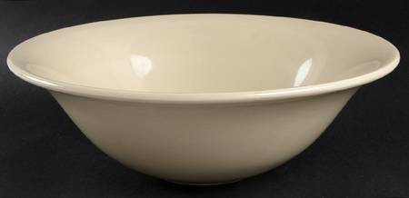 Classic Beige 10" Round Serving Bowl