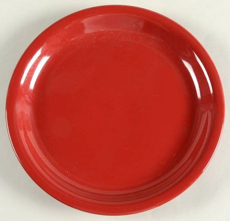 Stackables Red Salad Plate