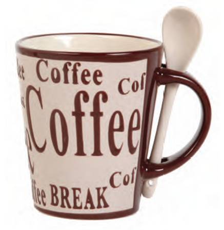 Bareggio Mug & Spoon Set