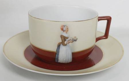 MOS48 Flat Cup & Saucer Set