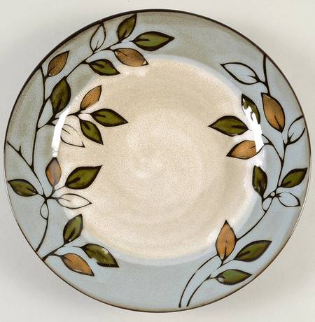 Rustic Leaves Salad Plate