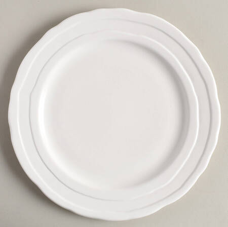 Como White Salad Plate