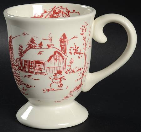 Holiday Toile Mug