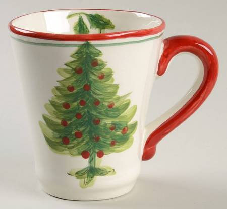 Watercolor Christmas Tree Mug