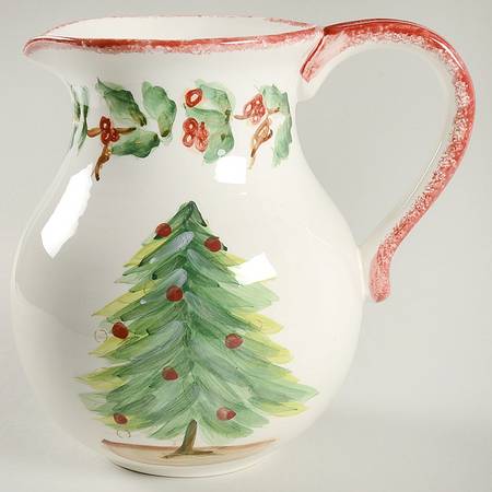 Tree Garland 80 Oz Pitcher