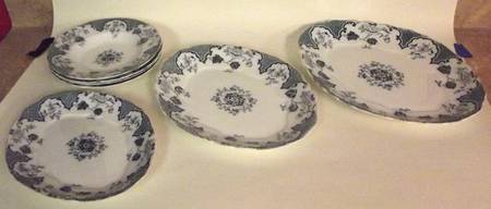 Sevres Blue Gray by J &amp; G Meakin