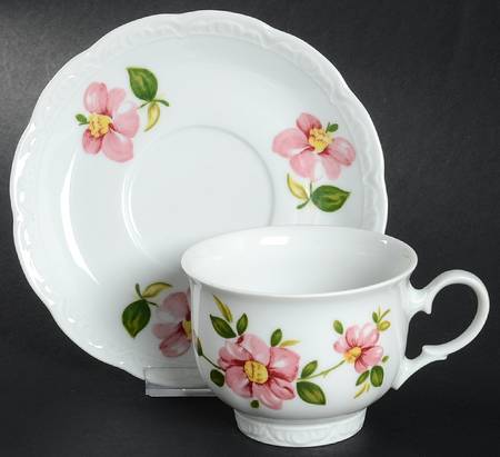 MIT359 Footed Cup & Saucer Set