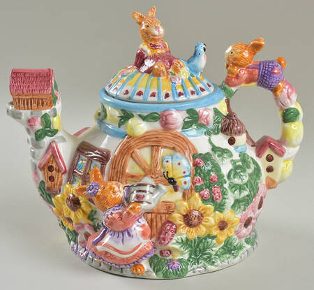 Bunny Rabbit Teapot & Lid