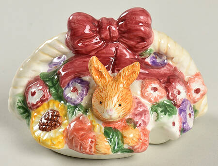 Bunny Rabbit Lid for Sculpted Sugar Bowl