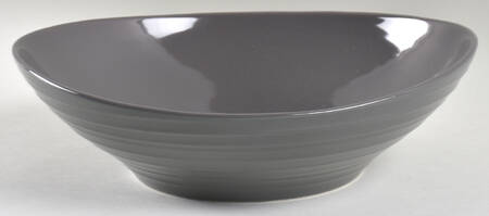 Swirl Graphite 9" Individual Pasta Bowl