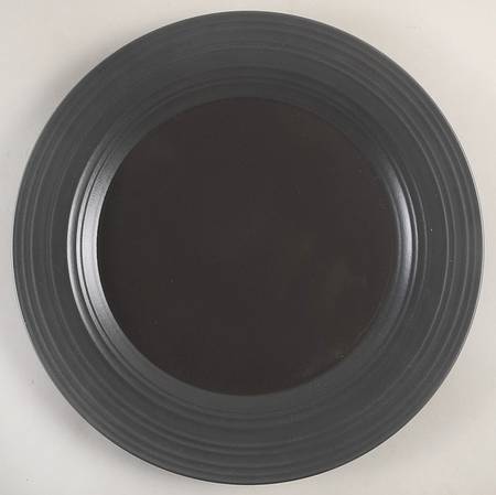 Swirl Graphite 12" Chop Plate (Round Platter) by Mikasa