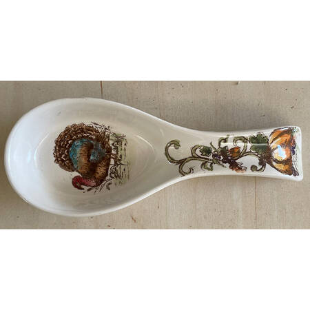 Turkey Royale Spoon Rest/Holder (Holds 1 Spoon)