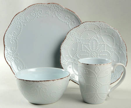 Serena Blue 4 Piece Place Setting