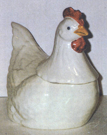 Chicken Cookie Jar & Lid