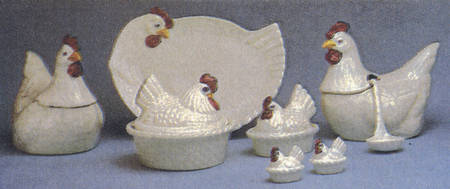 Chicken 2 Qt Round Covered Casserole