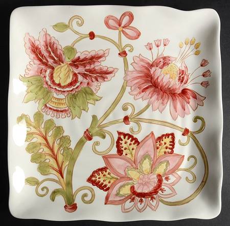 Coral Vanilla Chintz by Maxcera Corp