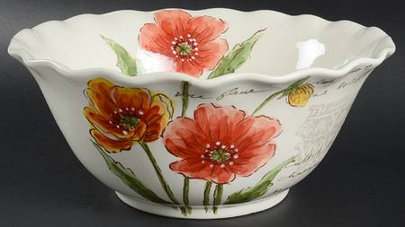 Tower & Poppy 12" Round Serving Bowl