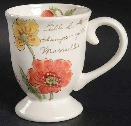 Tower & Poppy Pedestal Mug