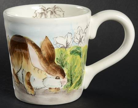 Cabbage Bunny Mug