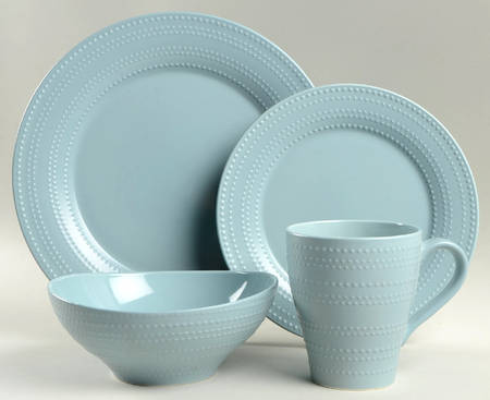 Ryder Blue 4 Piece Place Setting