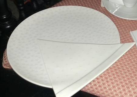 Gray Graphics Dessert/Pie Plate