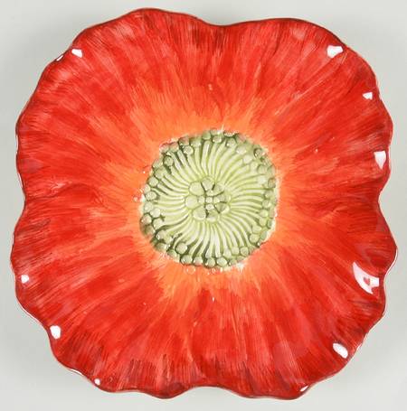 Summer Mum Floral Flower Shape Salad Plate
