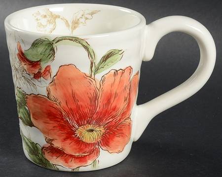 Sketch Poppy Mug