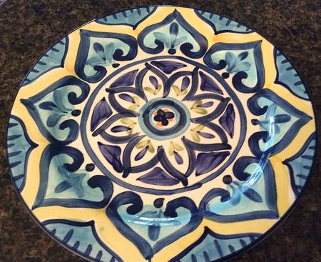 Blue Ray Dinner Plate