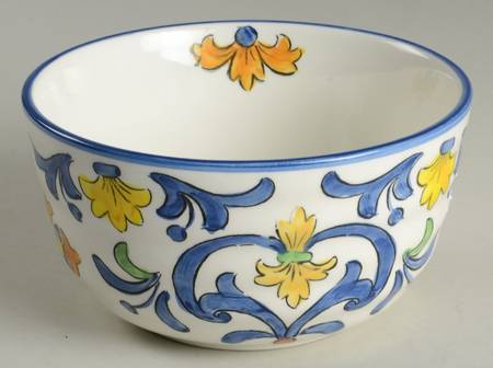 Posh Blue Soup/Cereal Bowl