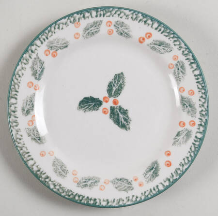 Holly Salad Plate