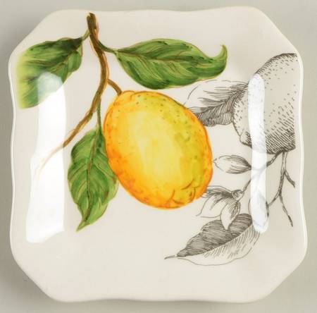 Sketch Lemon Appetizer Plate