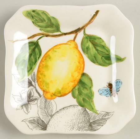 Sketch Lemon Appetizer Plate